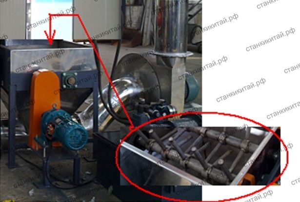 Переработка ПЭ Сушильный аппарат со спиральной трубчатой пружиной